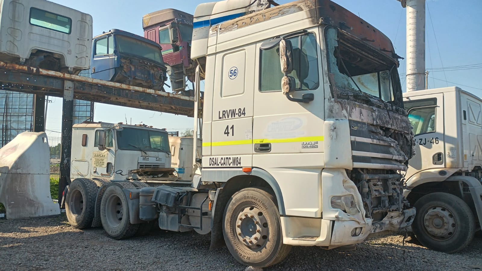 ESTANQUE ACUMULADOR DE AIRE DAF XF105FTT.460 2014  USADO  EN DESARME